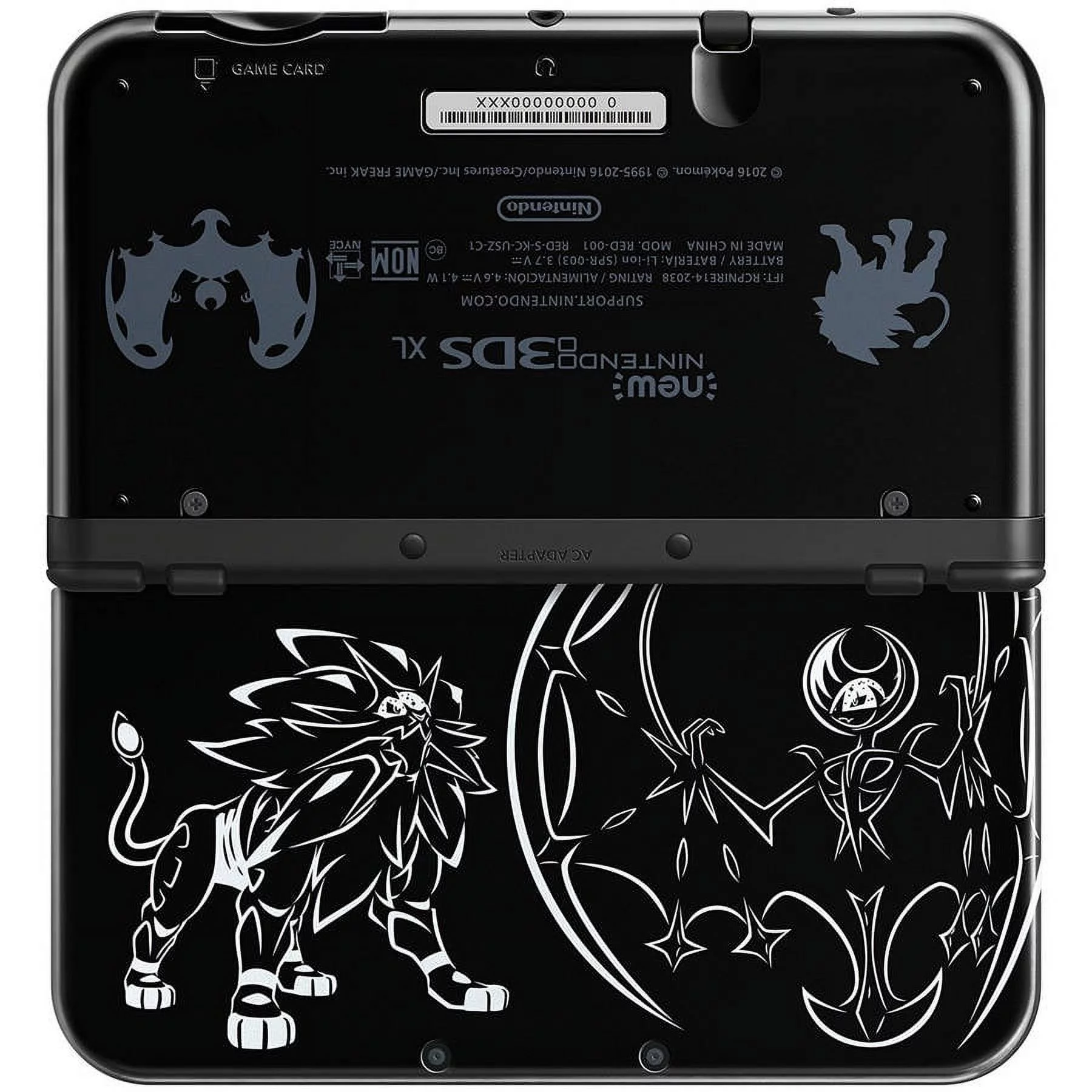Nintendo 3DS XL Solgaleo Lunala Black Edition Gaming System