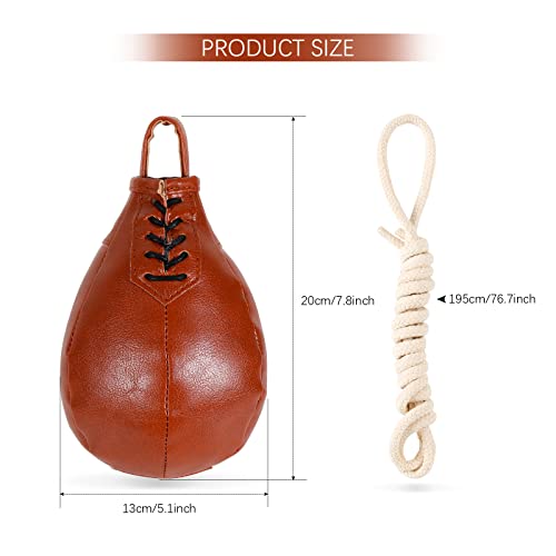 Boxing Slip Bag, UWTHFIT Speed Bag Boxing Dodge Bag Maize Slip Ball for Boxing Reflexes & Reaction Practice, Perfect for Boxing, MMA or Combat Sport Training