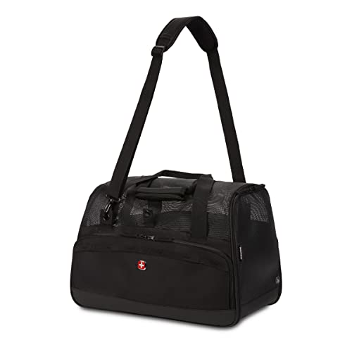 SwissGear 3323 Carry-On Pet Carrier Airline-Approved Dog Carrier & Cat Carrier, 18.5 x 10 x 10