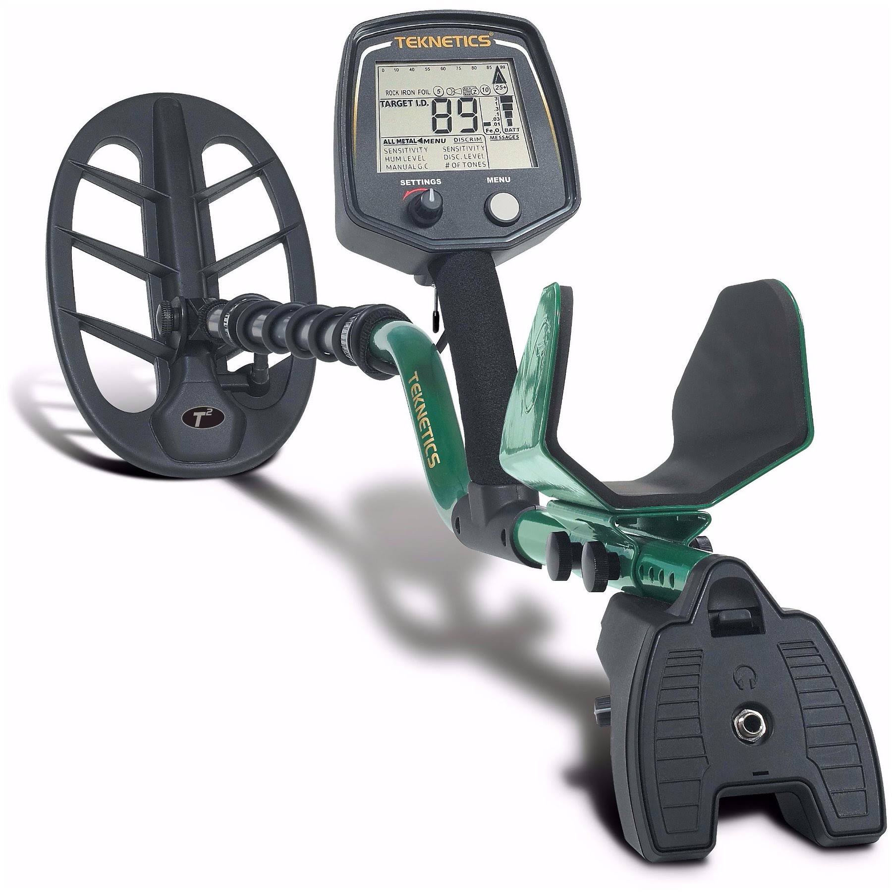 Teknetics T2 Classic Metal Detector with 11x22 DD Search Coil and Accessory Bundle