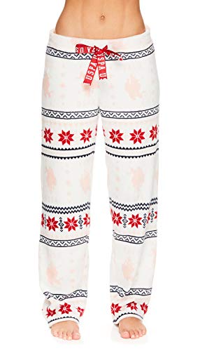 U.S. Polo Assn. Womens Casual Long Sleeve Shirt and Pajama Pants Sleep Sleepwear Set