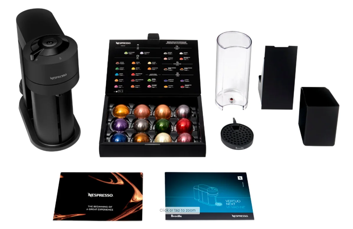 Nespresso - Vertuo Next Coffee and Espresso Maker by Breville, Limited Edition - Matte Black