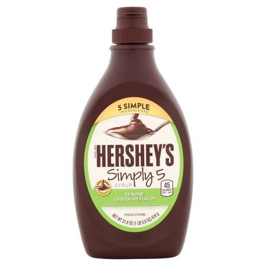 Hershey's Simple 5 Syrup Chocolate Flavor (Pack of 3)