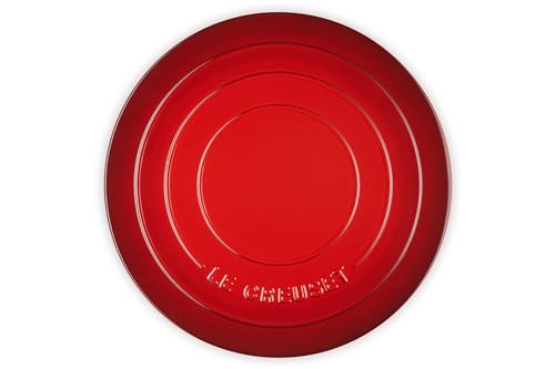 Le Creuset Stoneware Round Pizza Stone, 15 in., Cerise