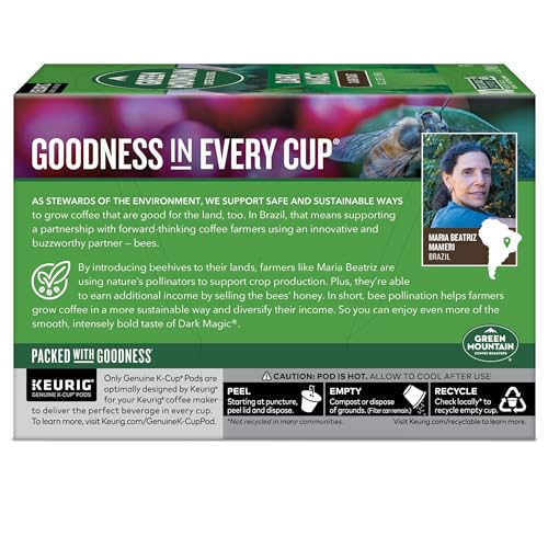 Green Mountain Coffee Roasters Dark Magic Keurig Single-Serve K-Cup Pods, Dark Roast Coffee, 72 Count