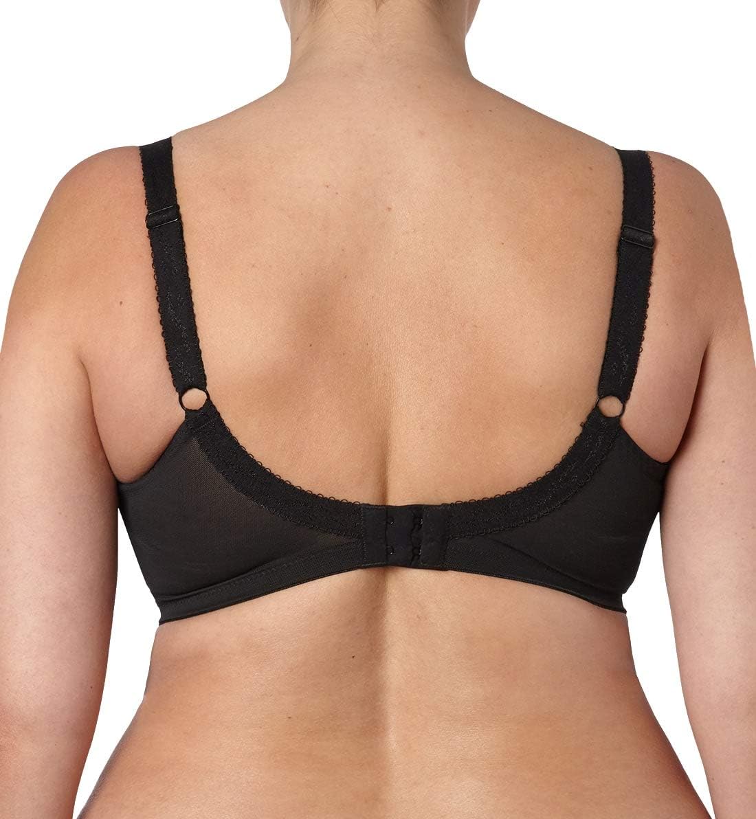 GODDESS Women's Keira Banded Underwire Bra, Black, 38J