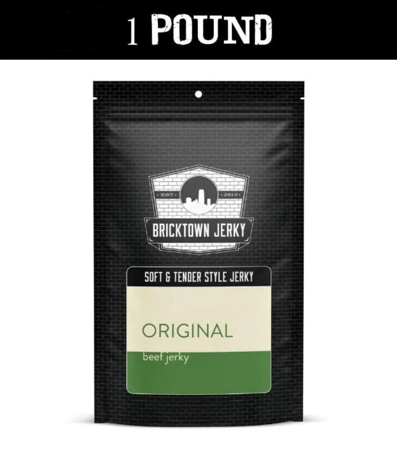 Soft and Tender Style Beef Jerky - Original - 1 Pound