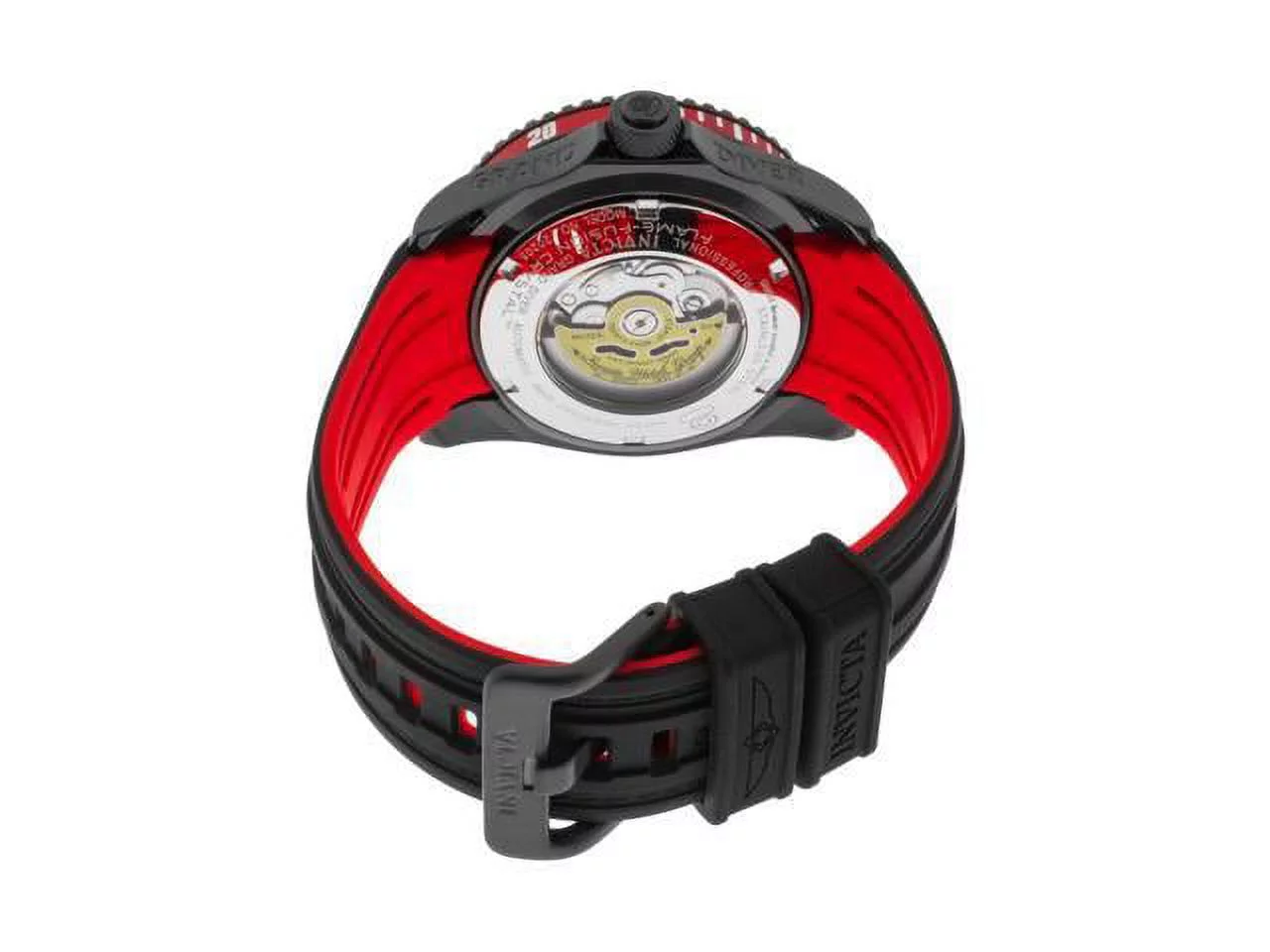 Invicta Men's Pro Diver 20205 Black Silicone Automatic Diving Watch