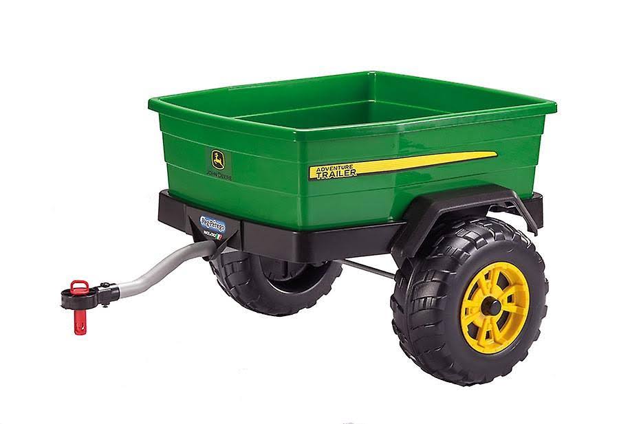 John Deere Adventure Trailer Green for Gator Tractor - Peg Perego
