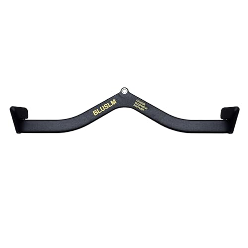 LAT Pull Down Bar for Cable Machine, LAT Pulldown Attachments T Bar V Bar Cable Attachment, Back Tricep Bar Strength Training Handle