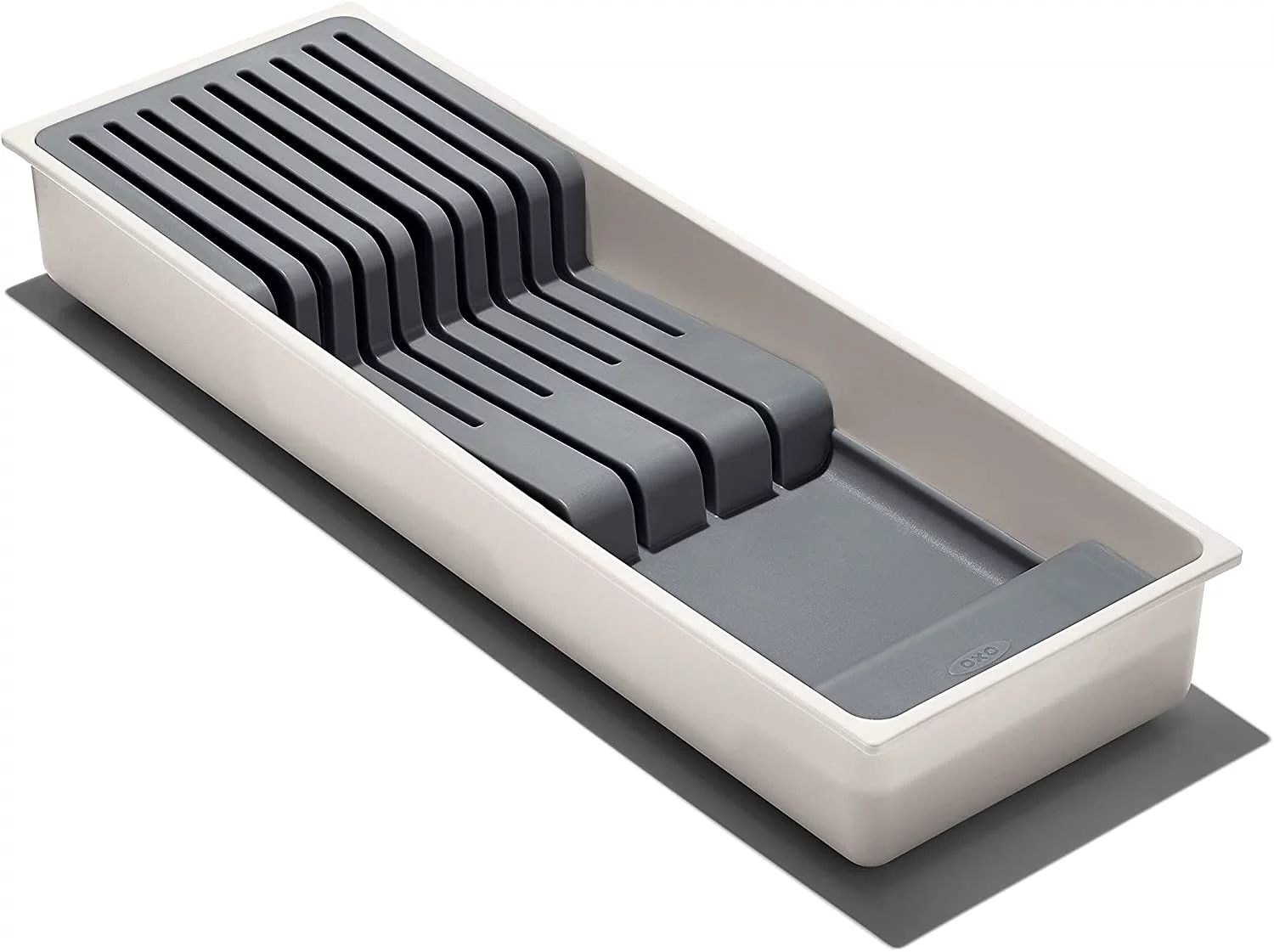 OXO Good Grips Compact Knife Drawer Organizer Compact Knife Organizer White