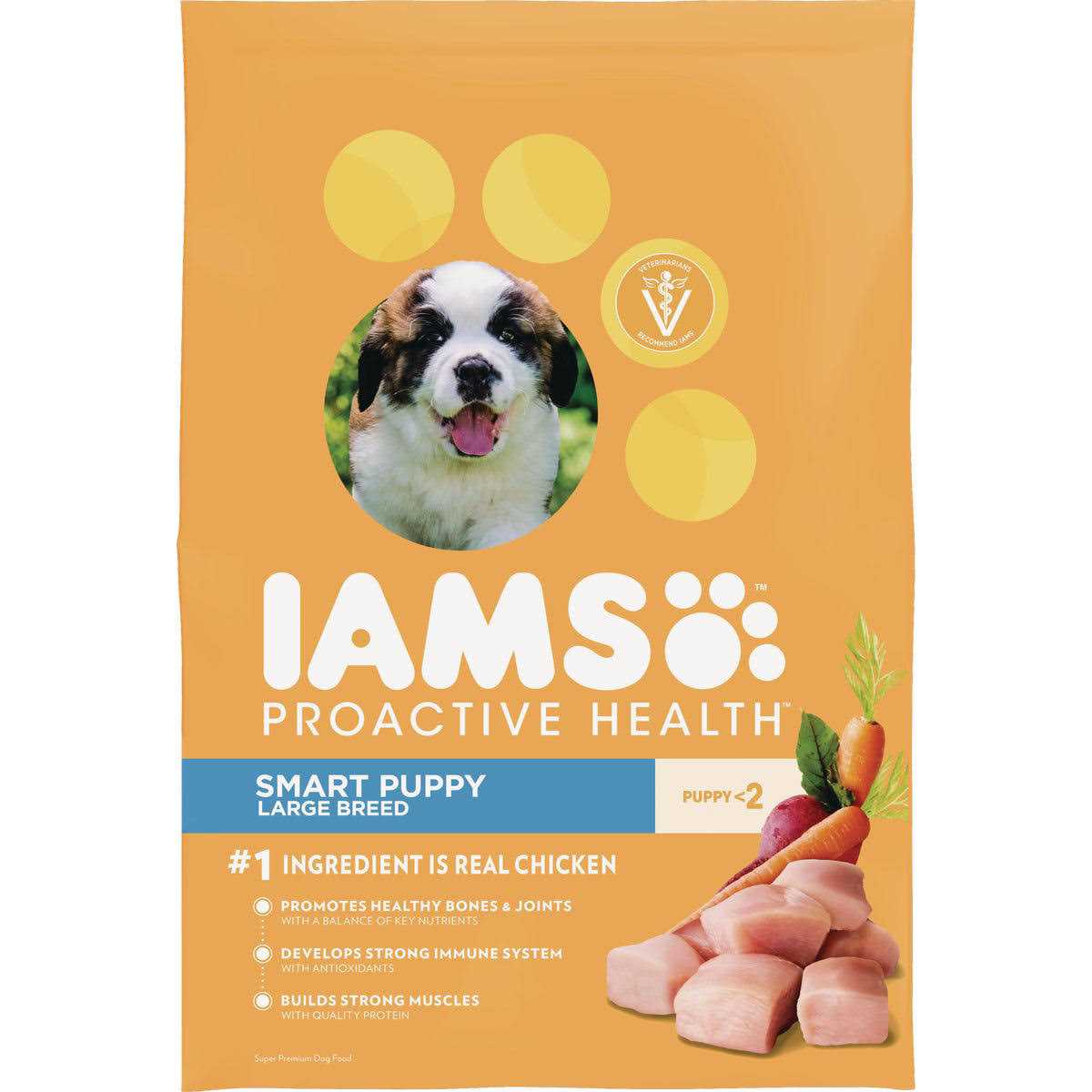 Iams Proactive Health Smart Chicken Puppy Dry Dog Food - Pet Supplies online store