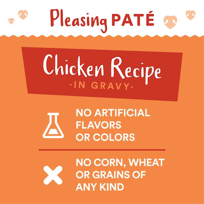 WholeHearted Chicken Recipe Pate In Gravy Adult Complete Nutrition Grain Free Food For Cats - Pet Supplies online store