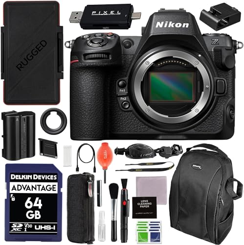 Nikon Z8 FX-Format Mirrorless Camera Body Bundle with Advanced Accessories (Black) | 1695 | Nikon z8