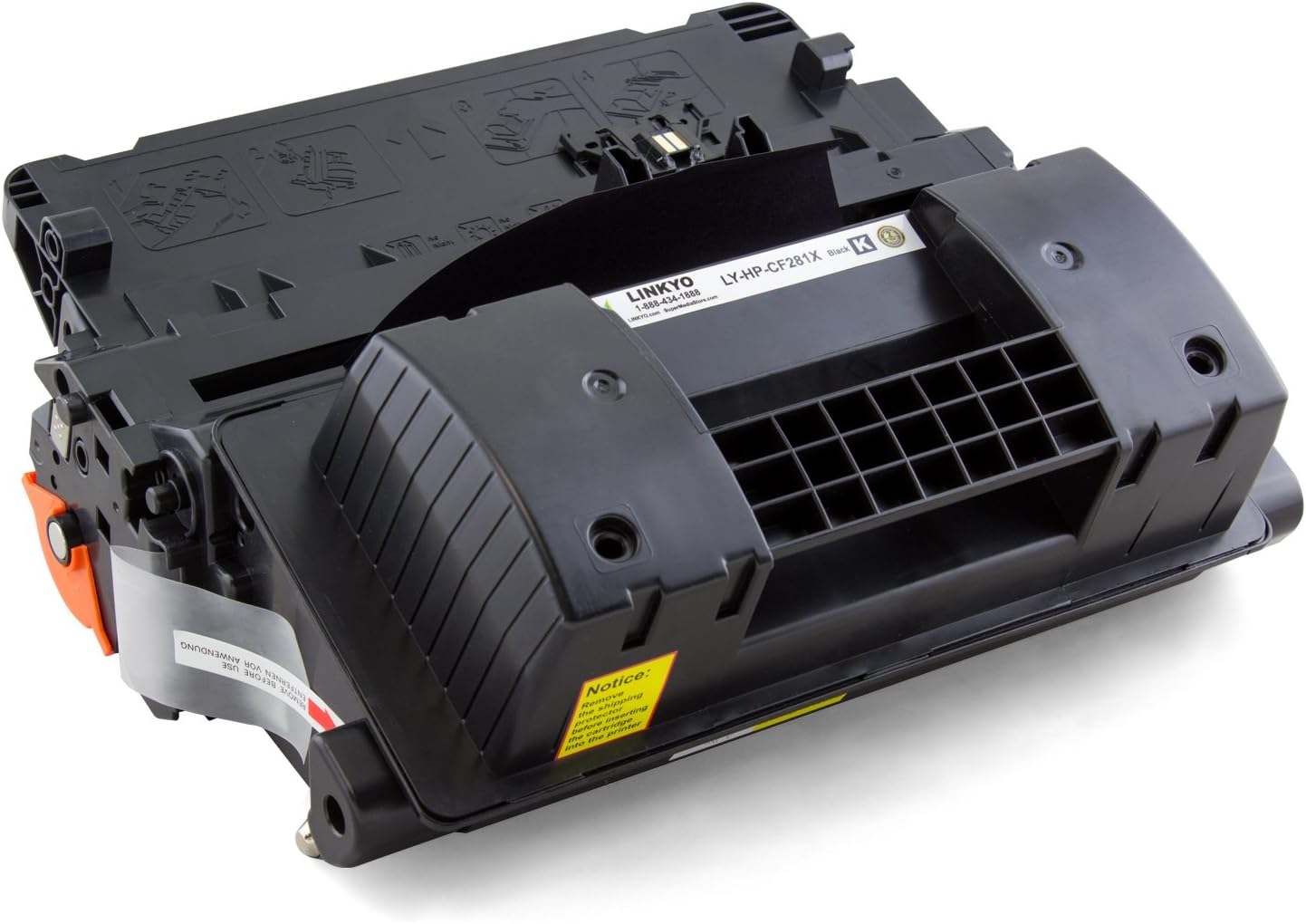 LINKYO Compatible Toner Cartridge Replacement for HP 81X CF281X (Black, High Yield) Pack of 2