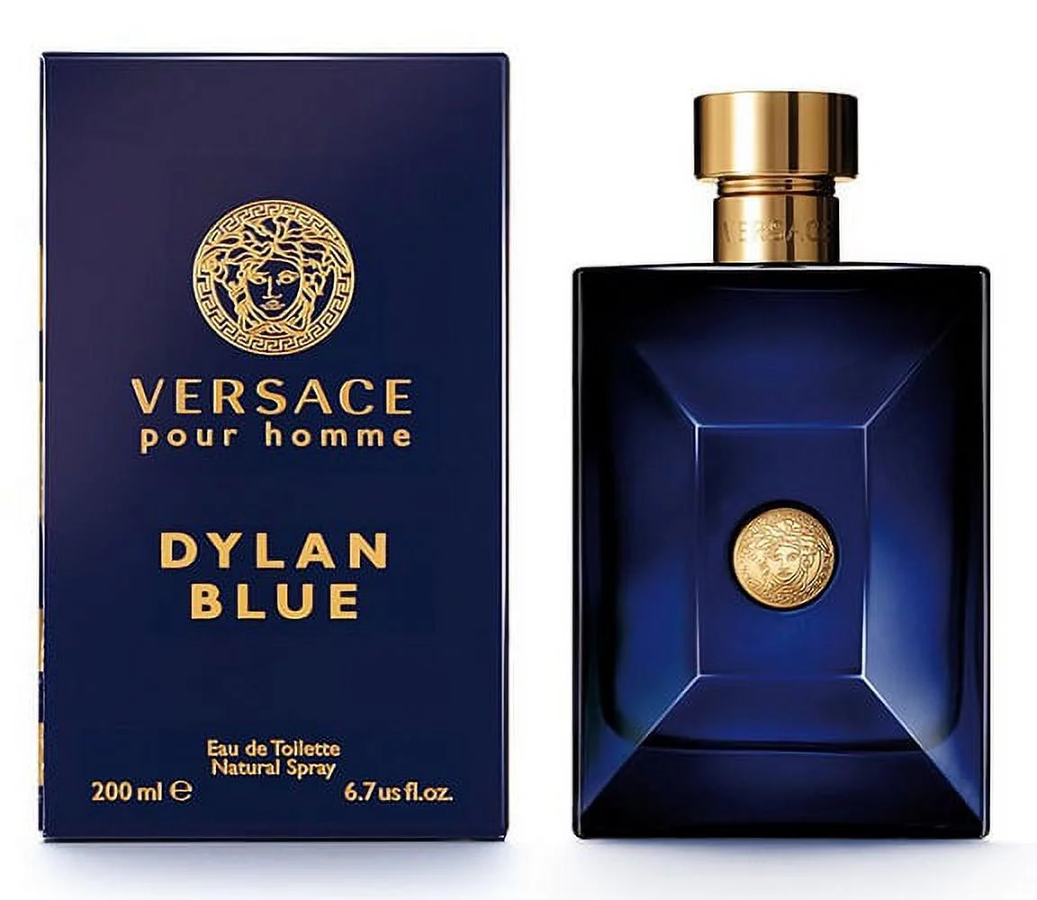 VERSACE POUR HOMME DYLAN BLUE * Versace 6.7 oz / 200 ml EDT Men Cologne Spray