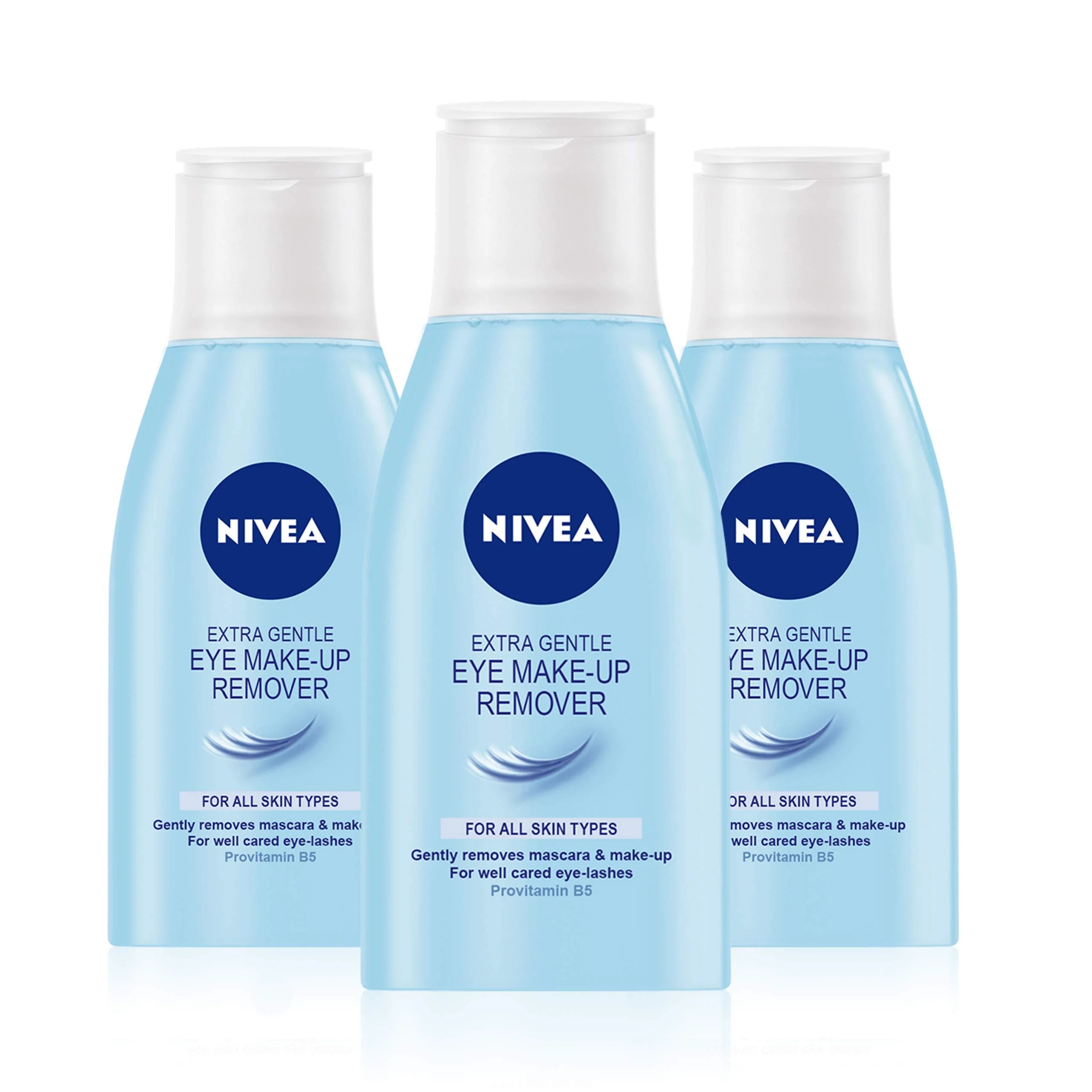 Nivea Visage Extra Gentle Eye Make Up Remover 125Ml Pack Of 3
