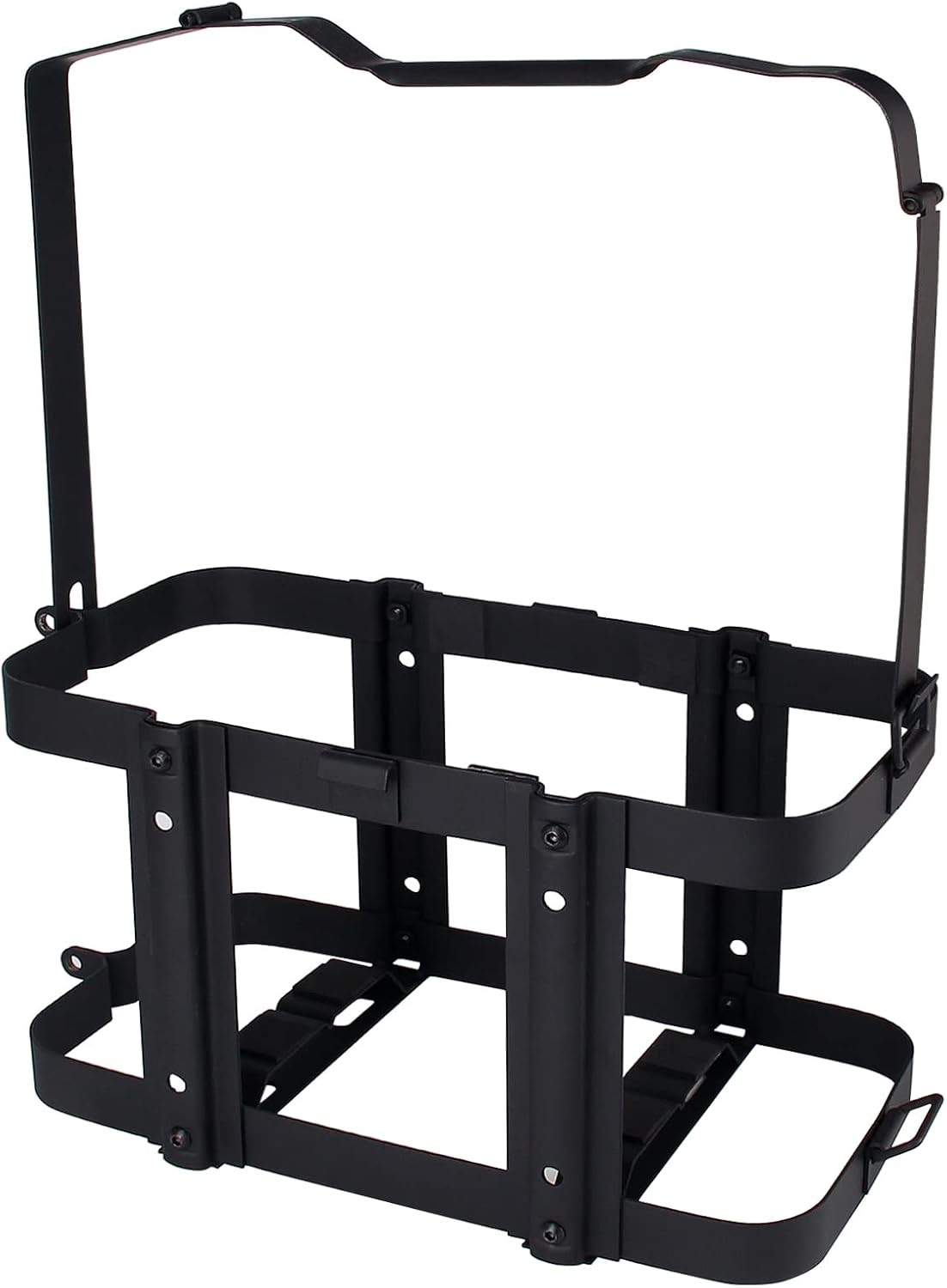 EONLION Gas Can Holder New upgrade For 20 Liter / 5 Gallon Jerry Can ,Gas Can Jerry Gas Container, Black Lockable (Off-Road Vehicle Equipment) Pack of 2
