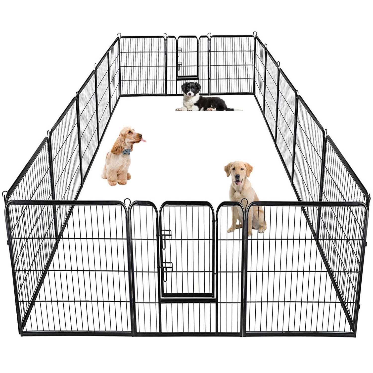Bestpet Heavy Duty Pet Playpen Dog Exercise Pen Cat Fence - Pet Supplies online store