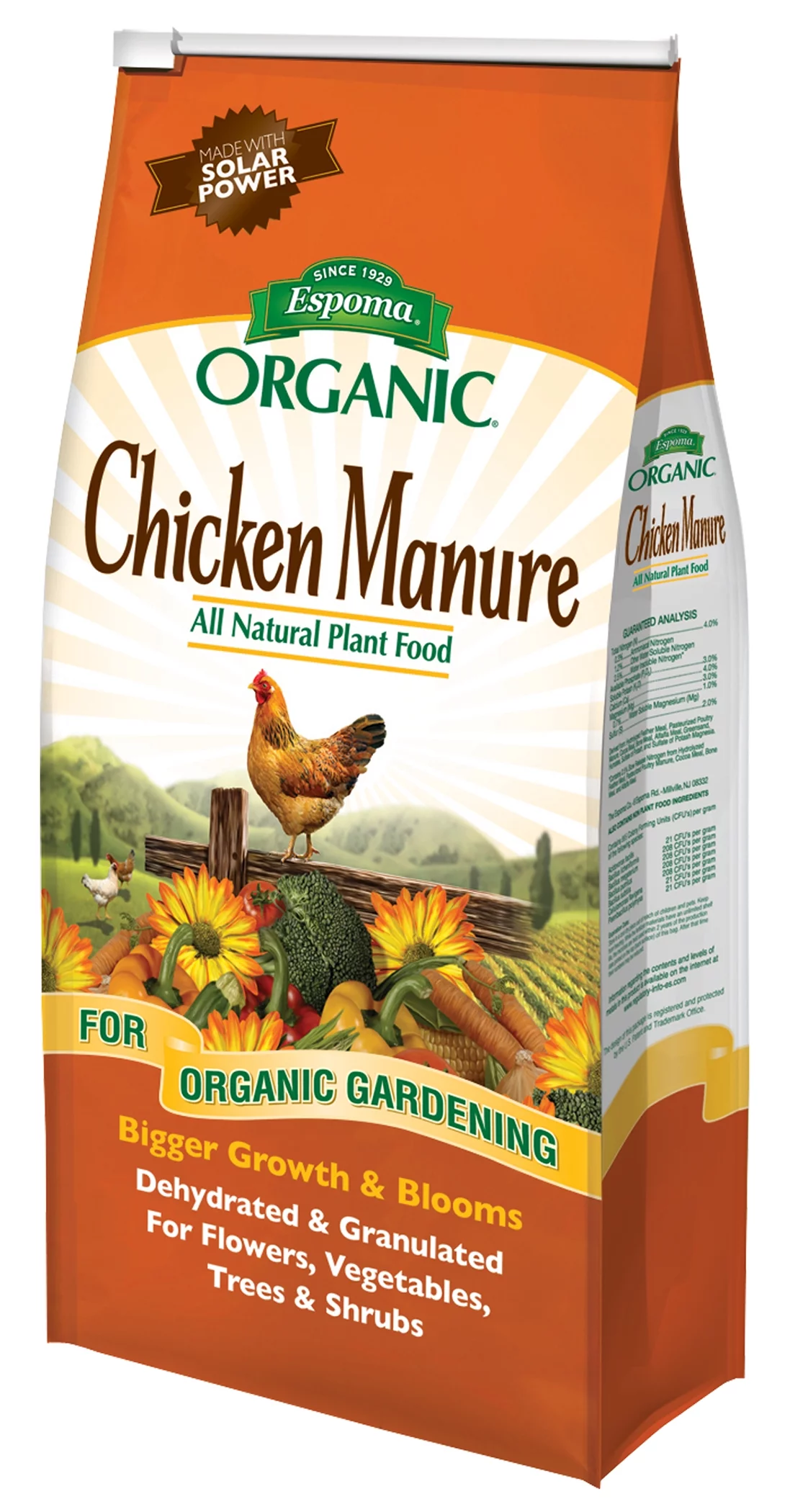 Espoma Organic Chicken Manure (25lb) - Radiant Selections