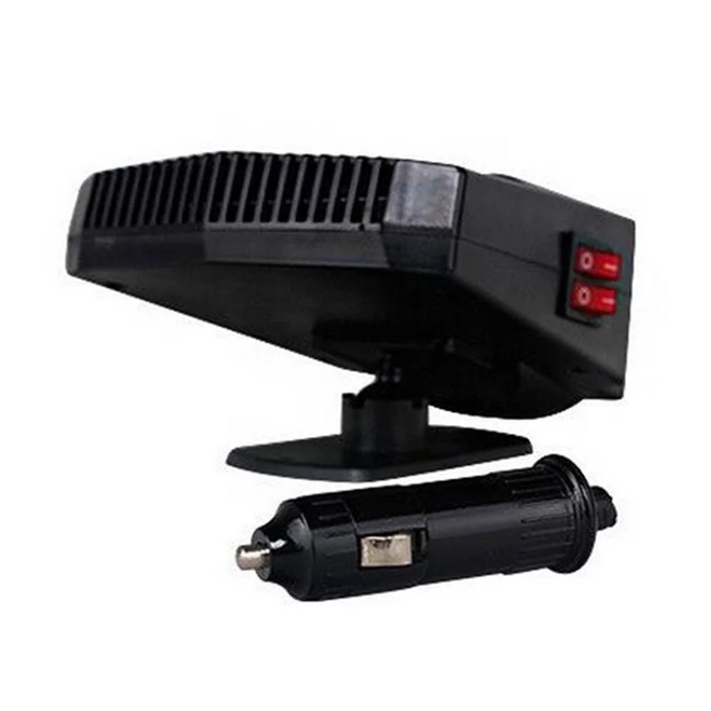 NUOLUX 12V 200W Demister Defrosting Electric Heater Noise Free For Vehicle Heating Fan(Black)