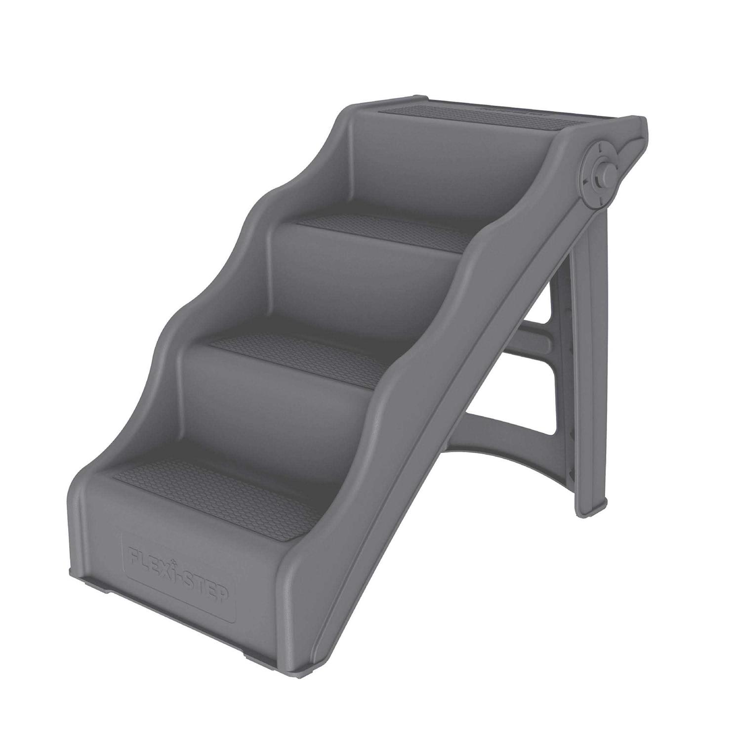 Tail Waggers Flexi-Step, Foldable Dog Pet Steps with 4-Step Design and Non-Slip Treads - Pet Supplies online store