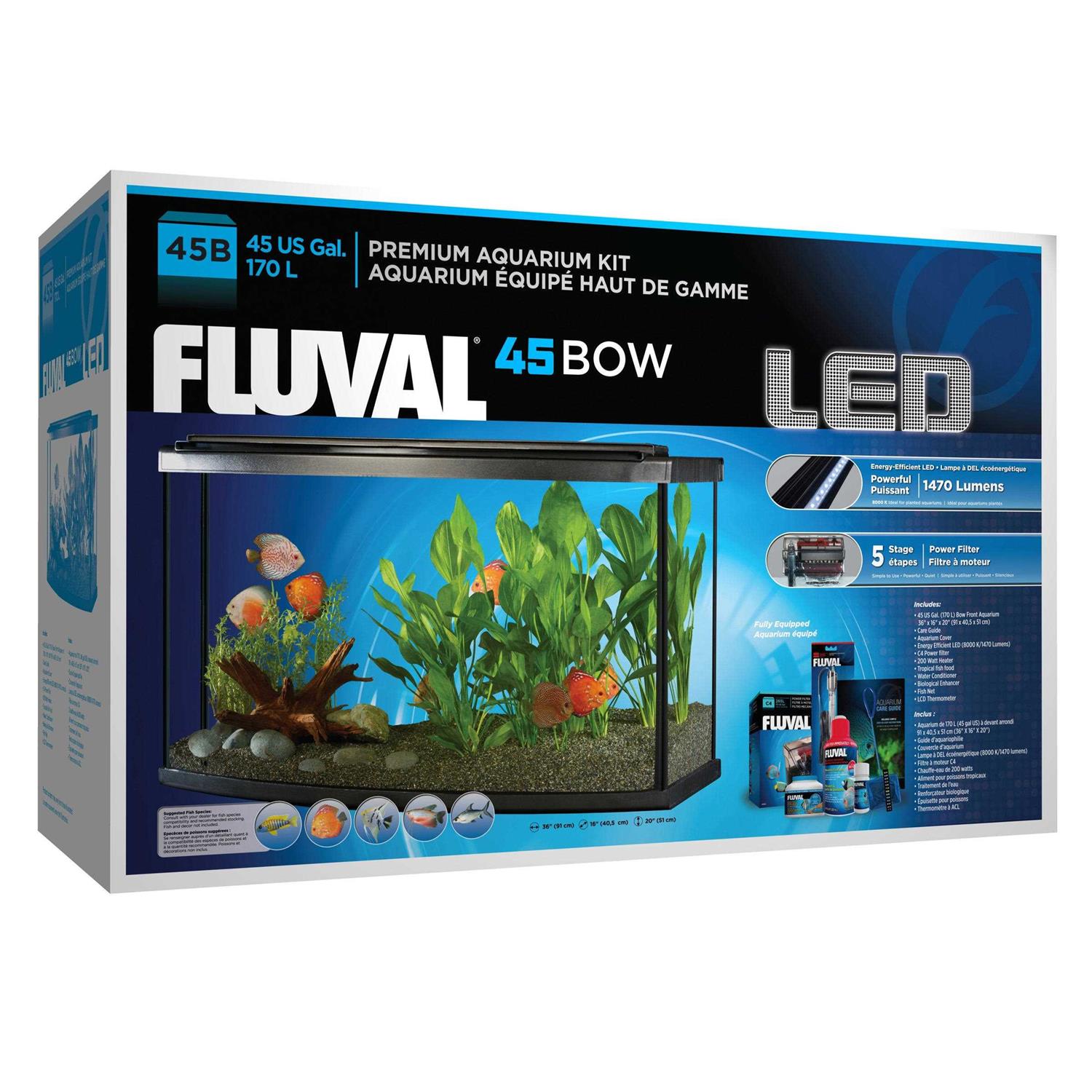 Fluval Premium Aquarium Kit with LED - Pet Supplies online store