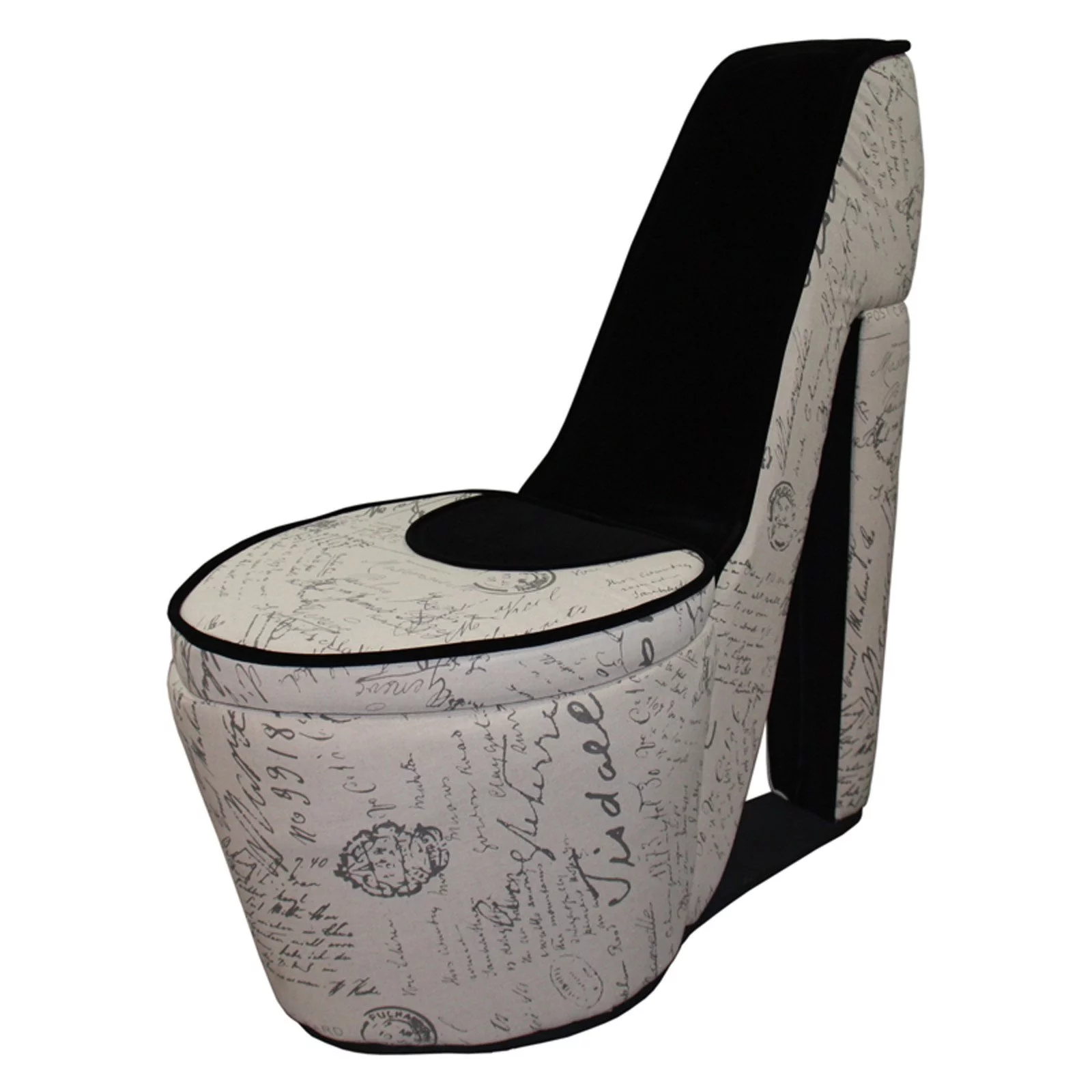 Ore International High Heel Shoe Storage Chair