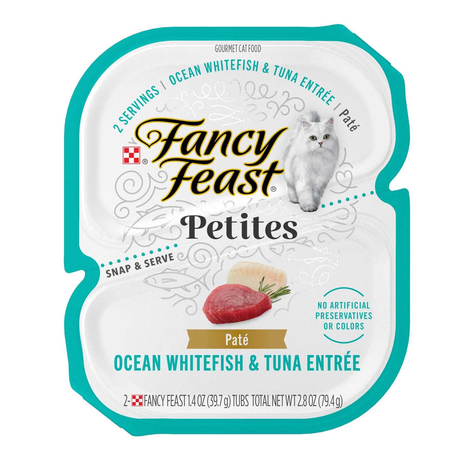 Fancy Feast Petites Ocean Whitefish & Tuna Pate Wet Cat Food - Pet Supplies online store
