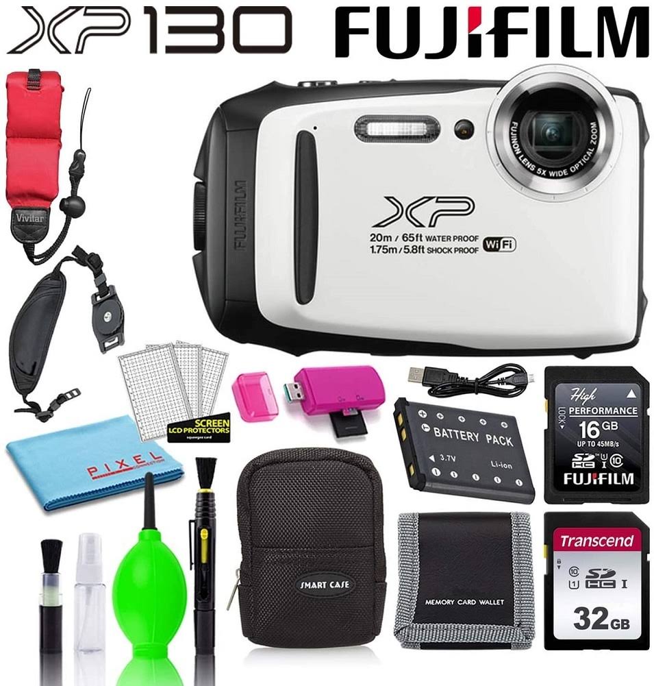 Fujifilm FinePix XP130 16.4 MP Compact Digital Camera - 1080p - Yellow