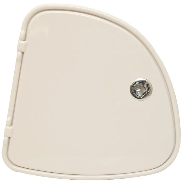 SSI Custom Plastics Boat Deck Hatch | Angled Access 19 1/4 x 19 Inch