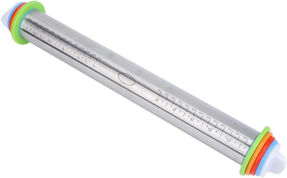 Adjustable With Scale Dough Sheeter, Rolling Pins, for Bakery Baking Home Kitchen