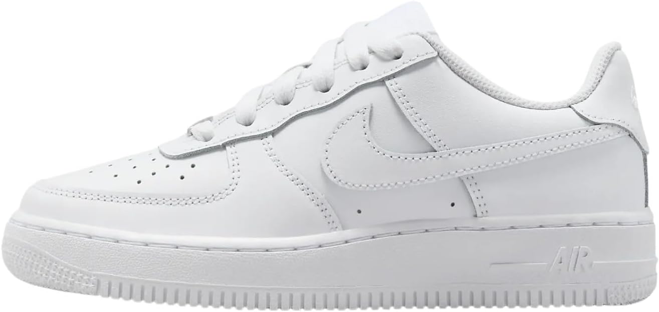 Nike Air Force 1 Le Big Kids Shoes Size-7, White/White-white-white