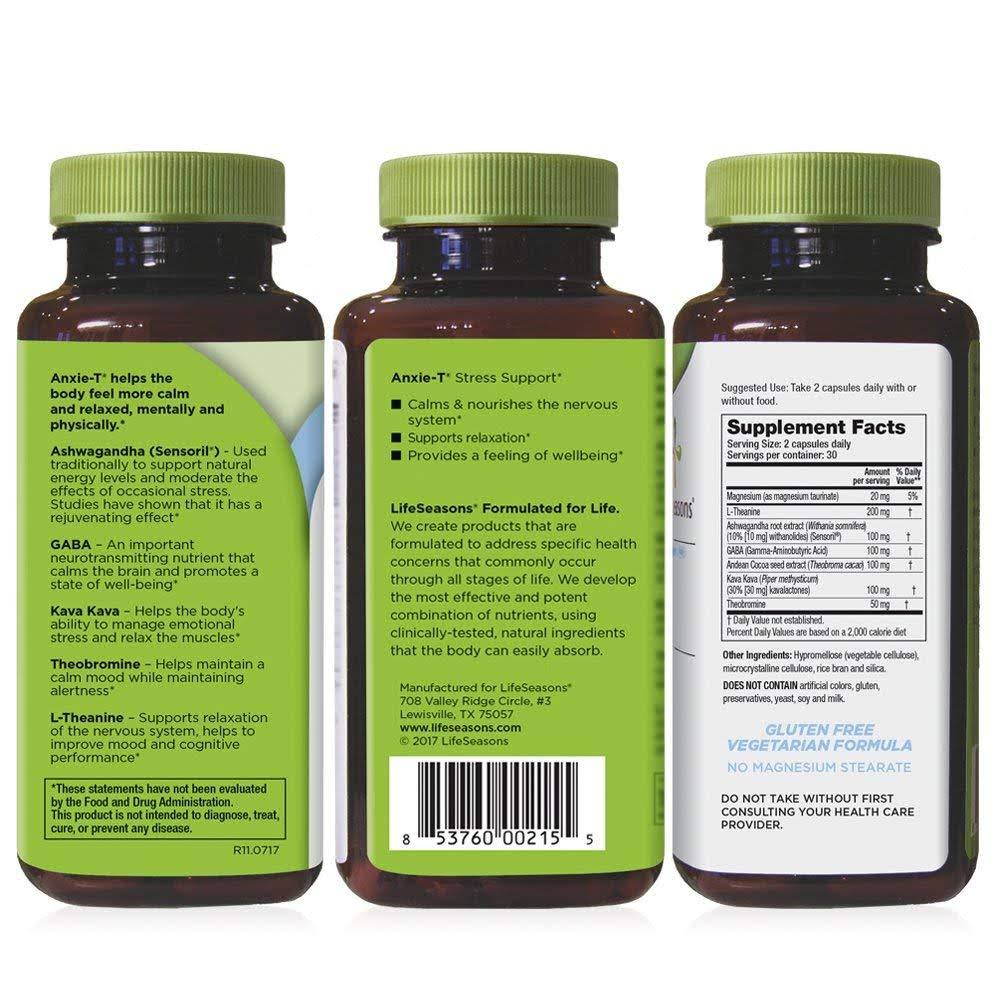 Life Seasons Anxie-T - 120 Capsule