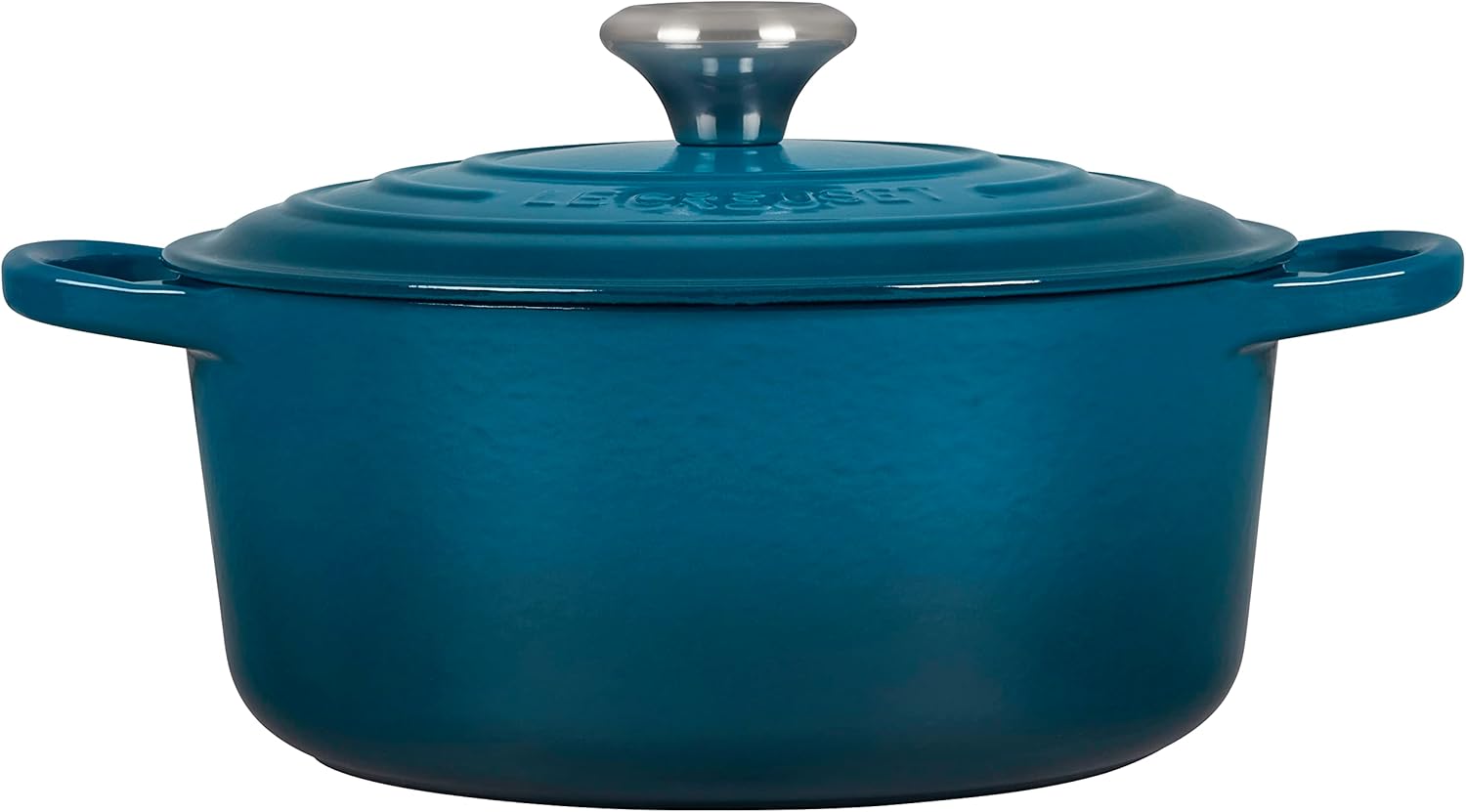Le Creuset Signature Enameled Cast Iron Round Dutch Oven, 4.5 qt., Deep Teal