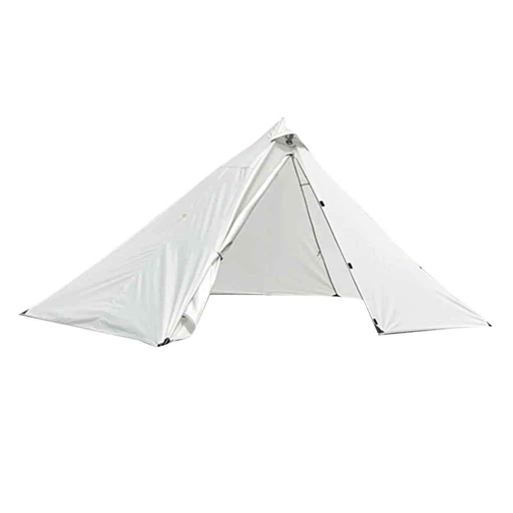 1 Person 3- Waterproof Camping Outdoor Tent Backpacking Hiking Gray White
