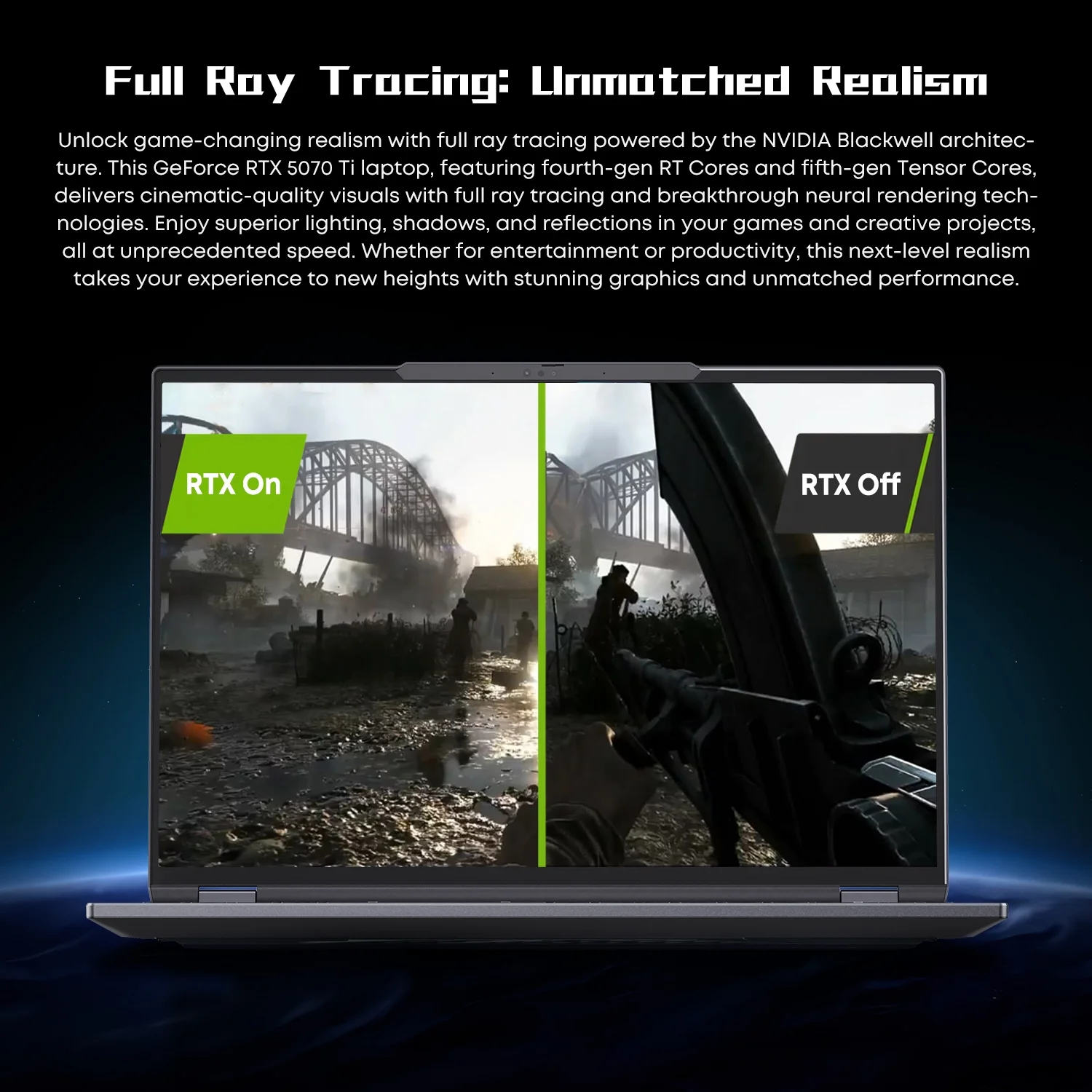 CHUWI 2025 GameBook AMD Ryzen 9 9955HX 16" Gaming Laptop,RTX-5070Ti Laptop GPU Notebook, Backlit Keyboard Computer,,32GB DDR5, 1TB Gen4 , WiFi6E ,BT5.2, Windows 11 Pro