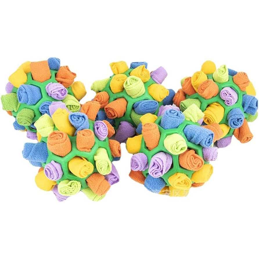 HDLIV Interactive Dog Puzzle Toys Encourage Natural Foraging Skills Portable Pet Snuffle Ball Toy Slow Feeder Training - Pet Supplies online store