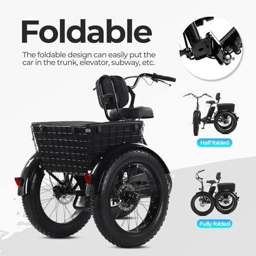 Geemax Electric Tricycle for Adults, 20