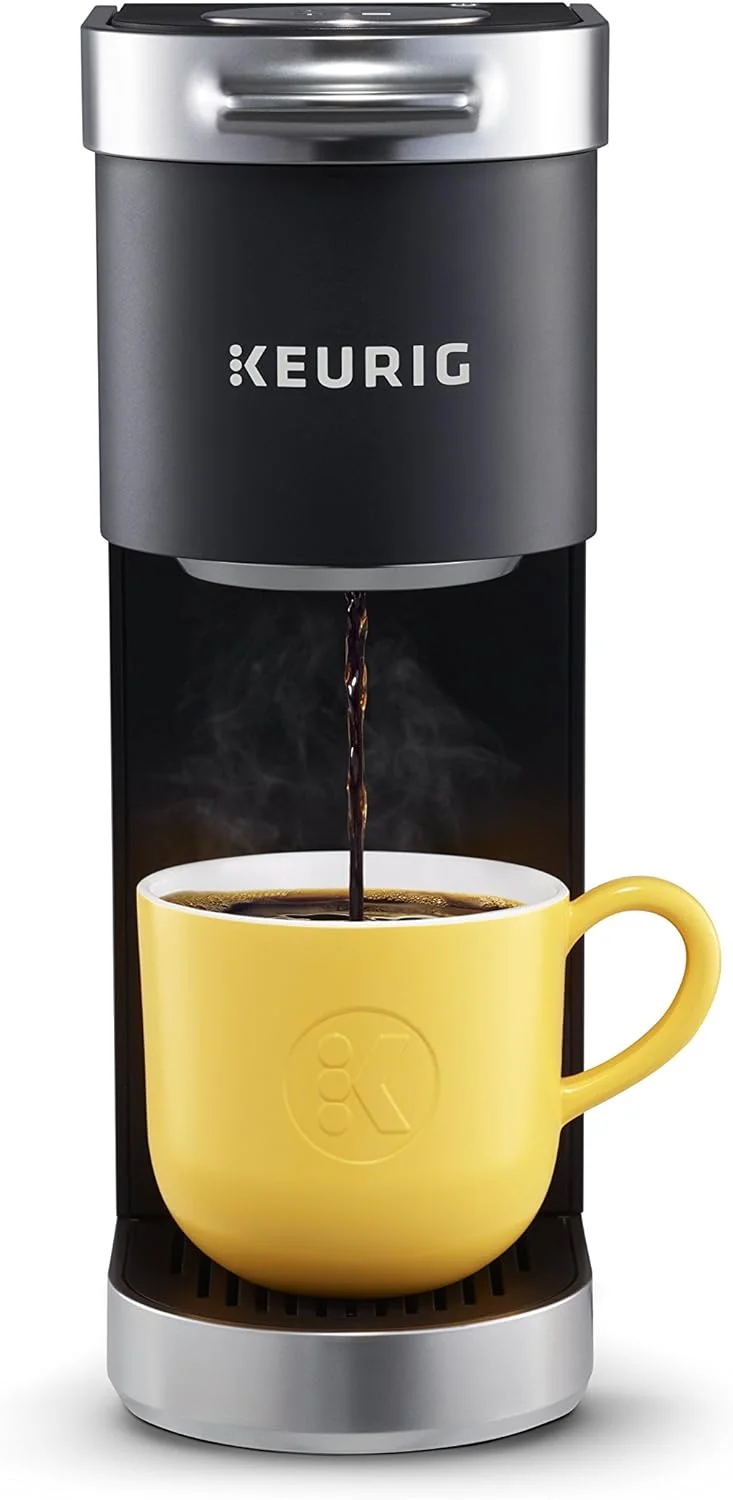 Keurig K-Mini Plus Coffee Maker, Single Serve K-Cup Pod Coffee Brewer, Comes With 6 to 12 Oz. Brew Size, K-Cup Pod Storage, and Travel Mug Friendly, Black