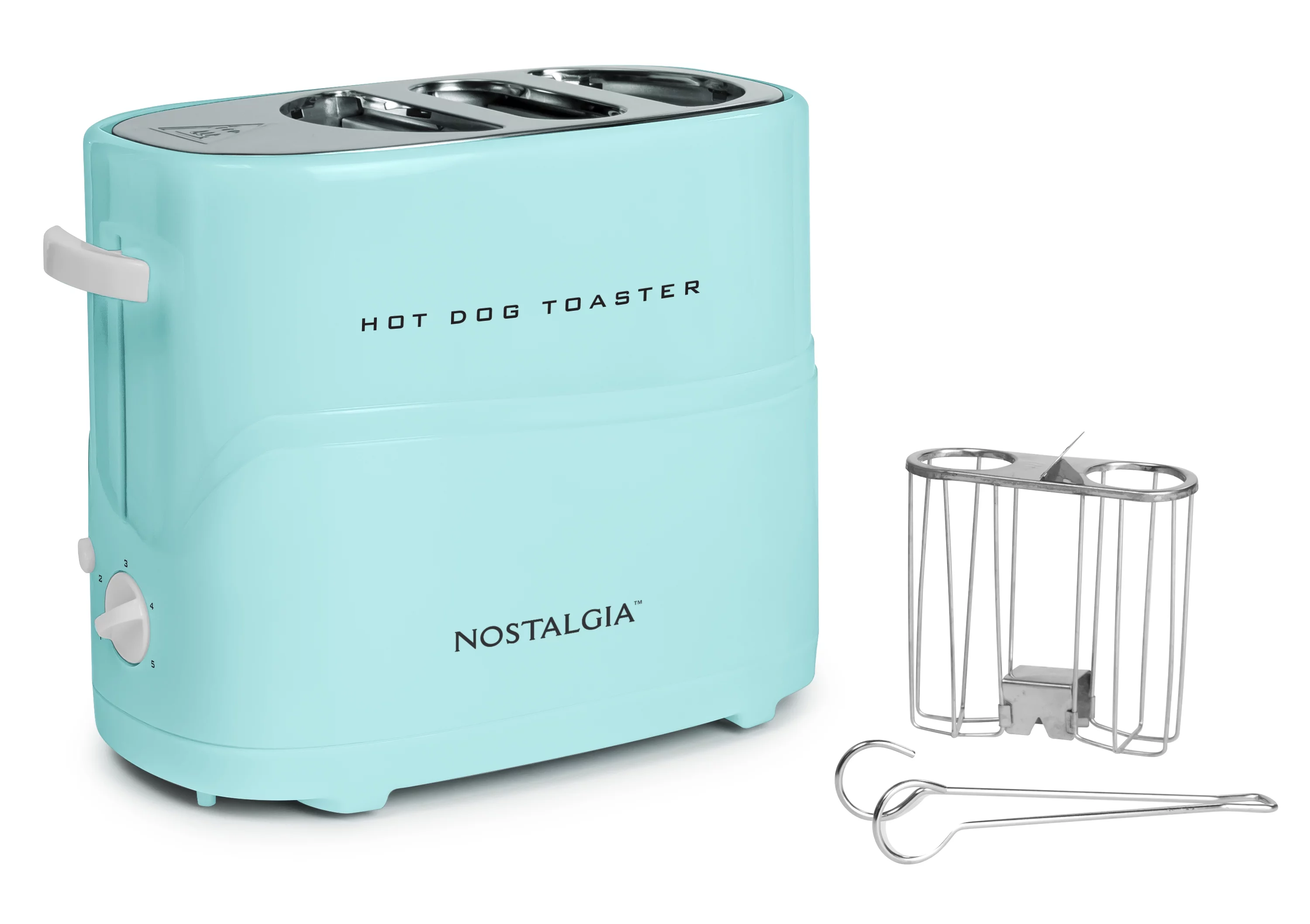 Nostalgia HDT600 Hot Dog Toaster, Aqua