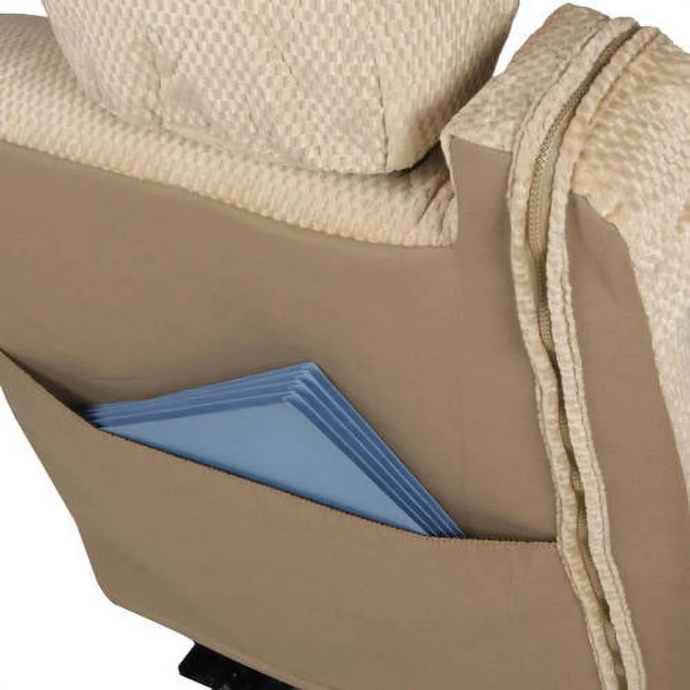 BDK Pickup Truck Seat Covers with Arm Rest and Built In Seat Belt, Scottsdale