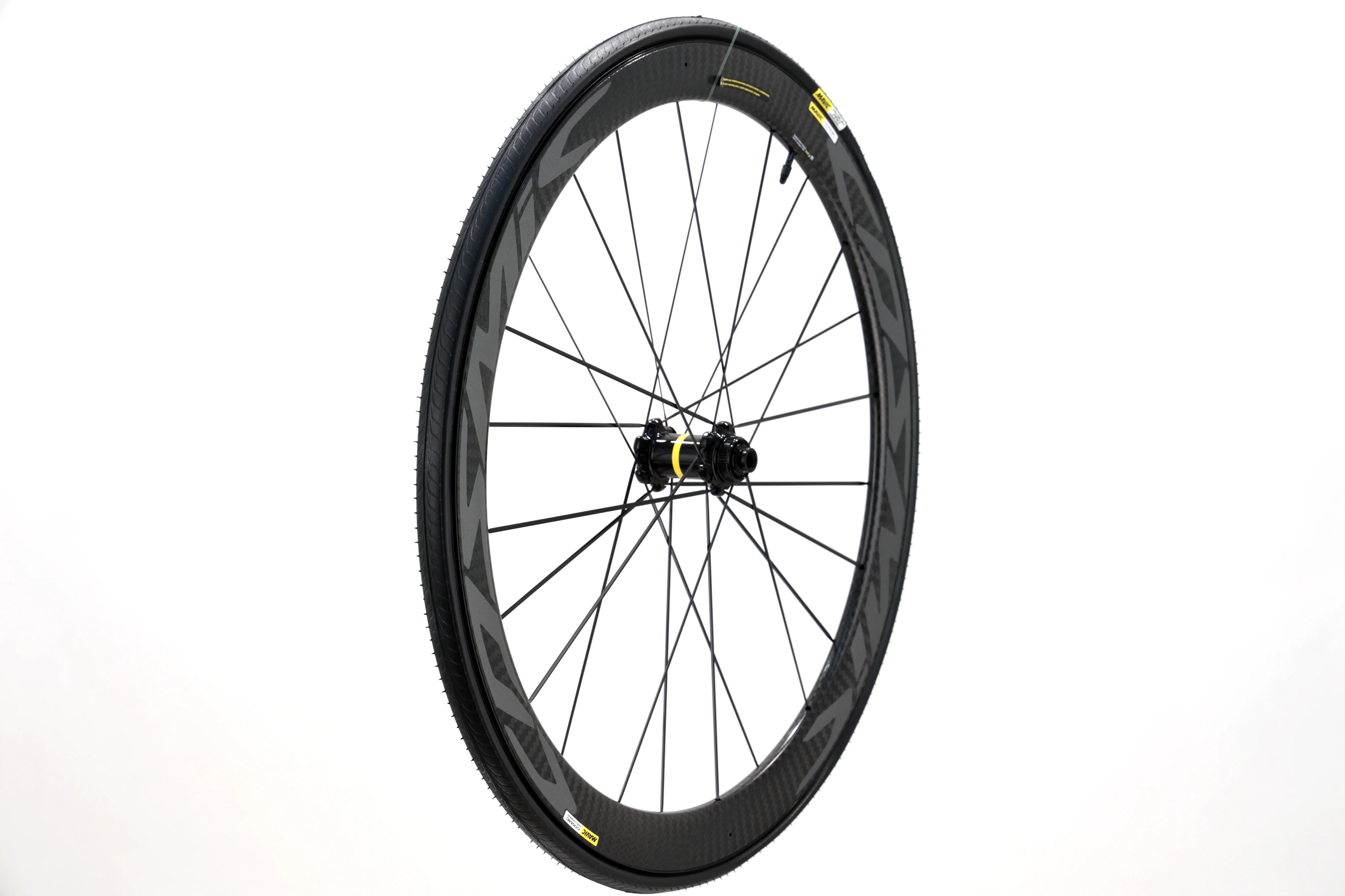 Mavic Cosmic Pro Carbon Front Wheel, 700c, Clincher, 12 x 100mm TA, 24H, Disc