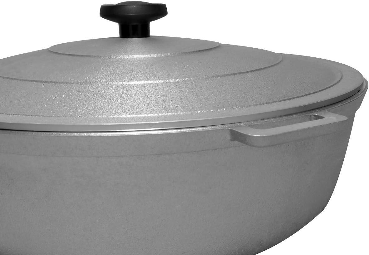 Uniware 9900 Super Quality Aluminum Caldero,Dutch Oven,5 QT, Silver (28cm (11-Inch))