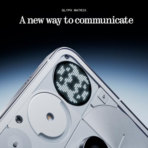 Nothing Phone (3) Cell Phone, 2025 New 5G Unlocked Phones 512GB, Android 15, Snapdragon 8s Gen4, AI Mobile Phones with Four 50MP Cameras & AMOLED Display, 5150mAh, Glyph Interface, Smartphone Black