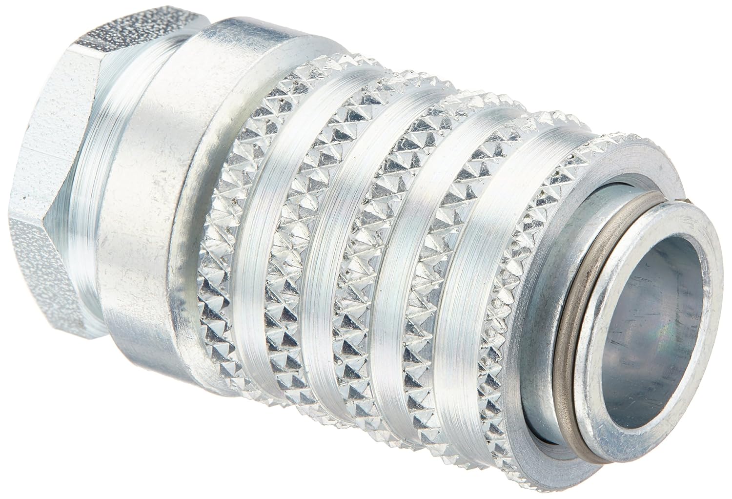 Parker Hannifin PD222 Series PD Steel Test Port and Diagnostic Equipment Quick Coupler with Female Pipe Thread, 1/8