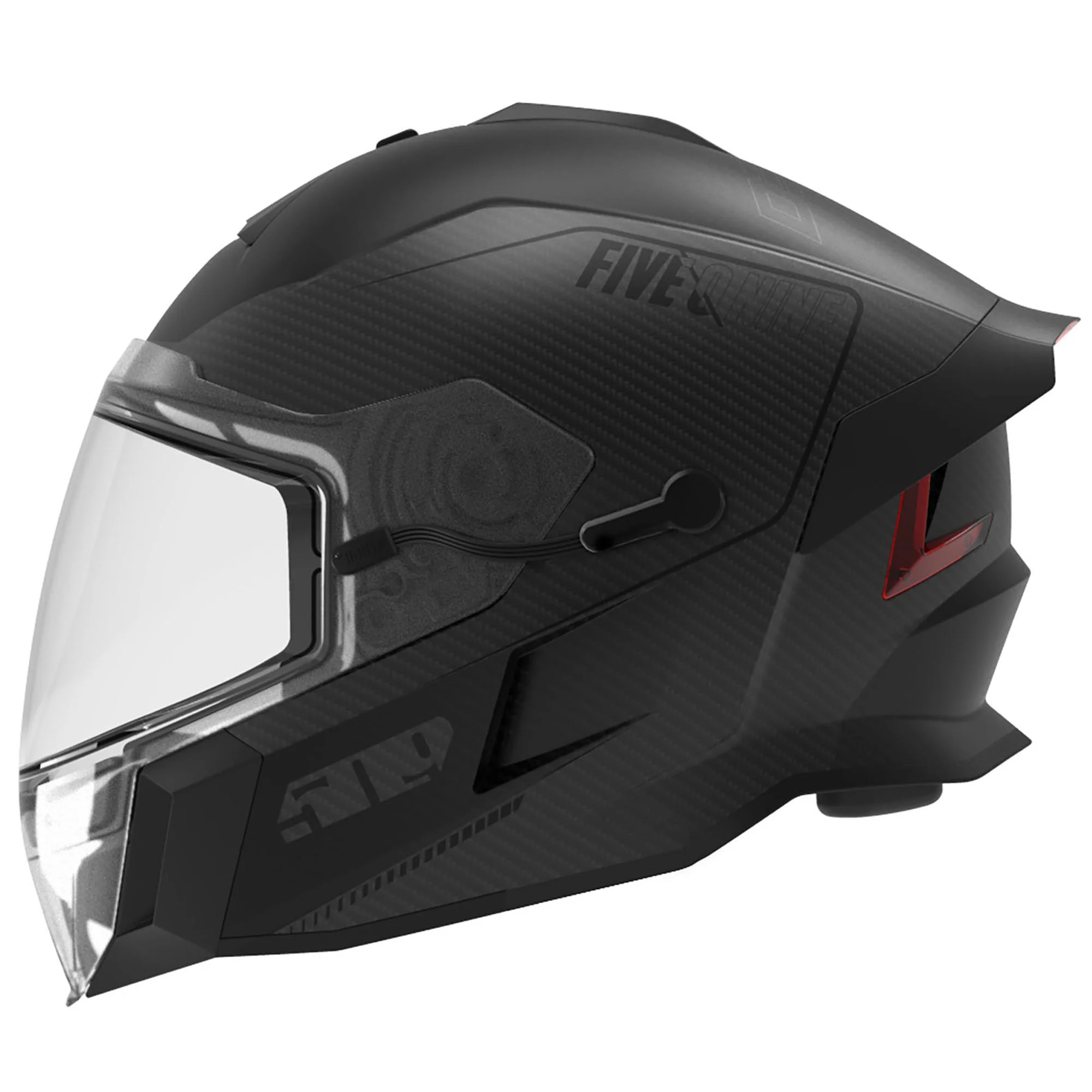509 Delta V Carbon Ignite Snowmobile Helmet Heated Visor - Black Ops - SML