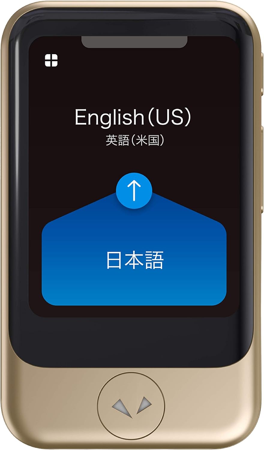 Pocketalk Model S Real Time Two-Way 82 Language Voice Translator with 2 Year Built-in Data and Text-to-Translate Camera & HIPAA Compliant/Gold
