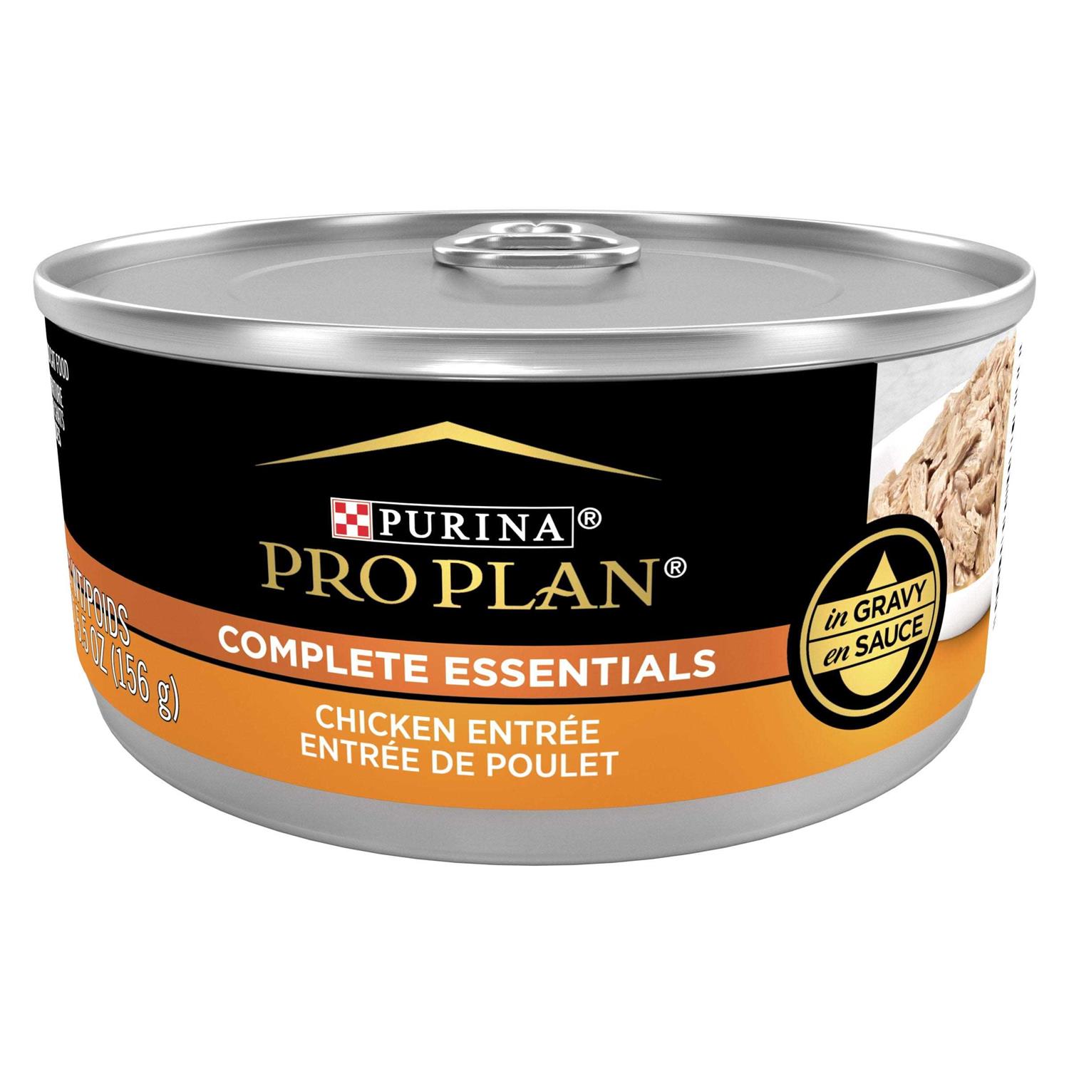 Purina Pro Plan Chicken Entree in Gravy Canned Cat Food - Pet Supplies online store