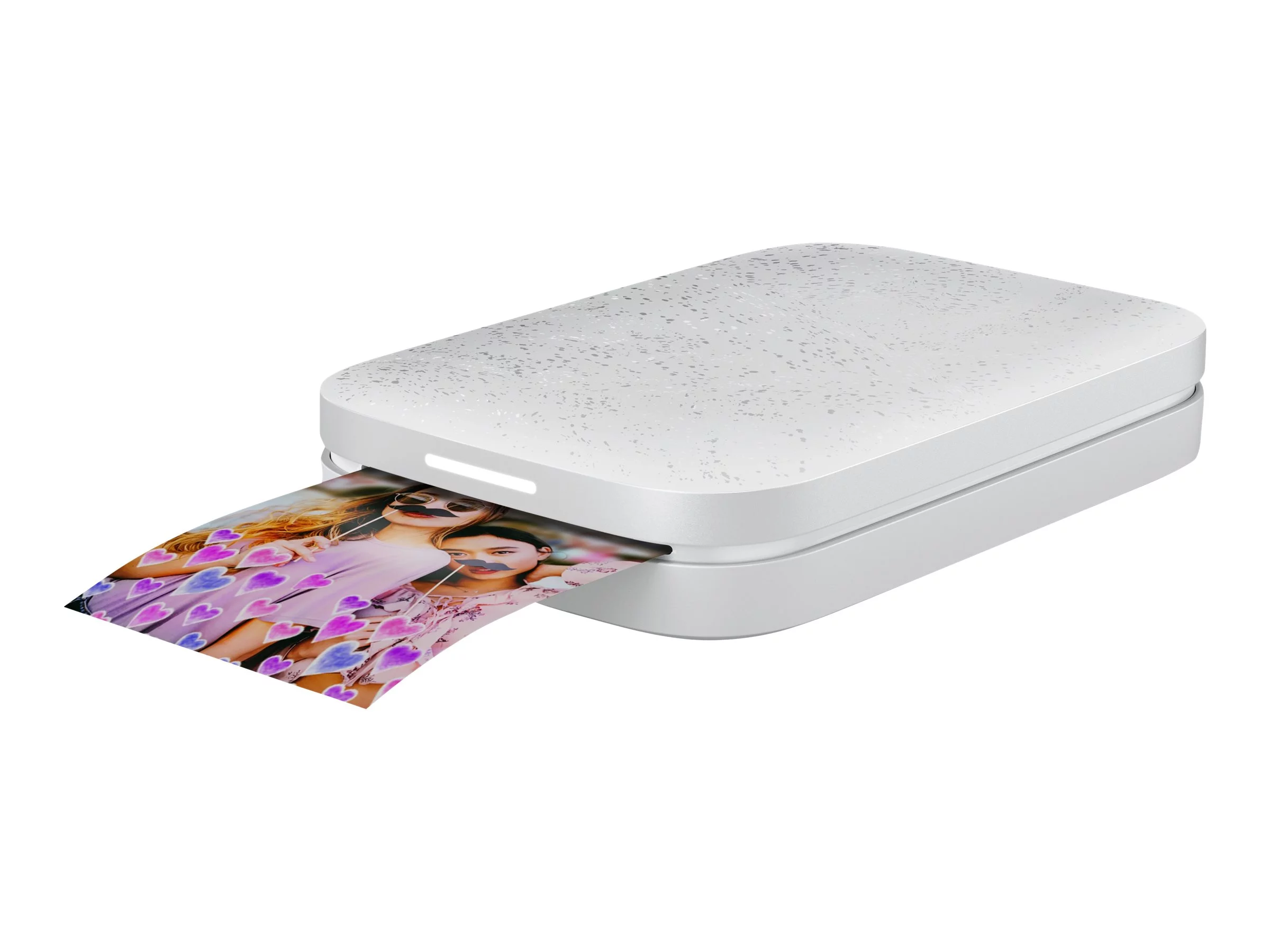HP Sprocket Portable Photo Printer (Luna White) – Instantly Print 2x3” Sticky-backed Photos from Your Phone